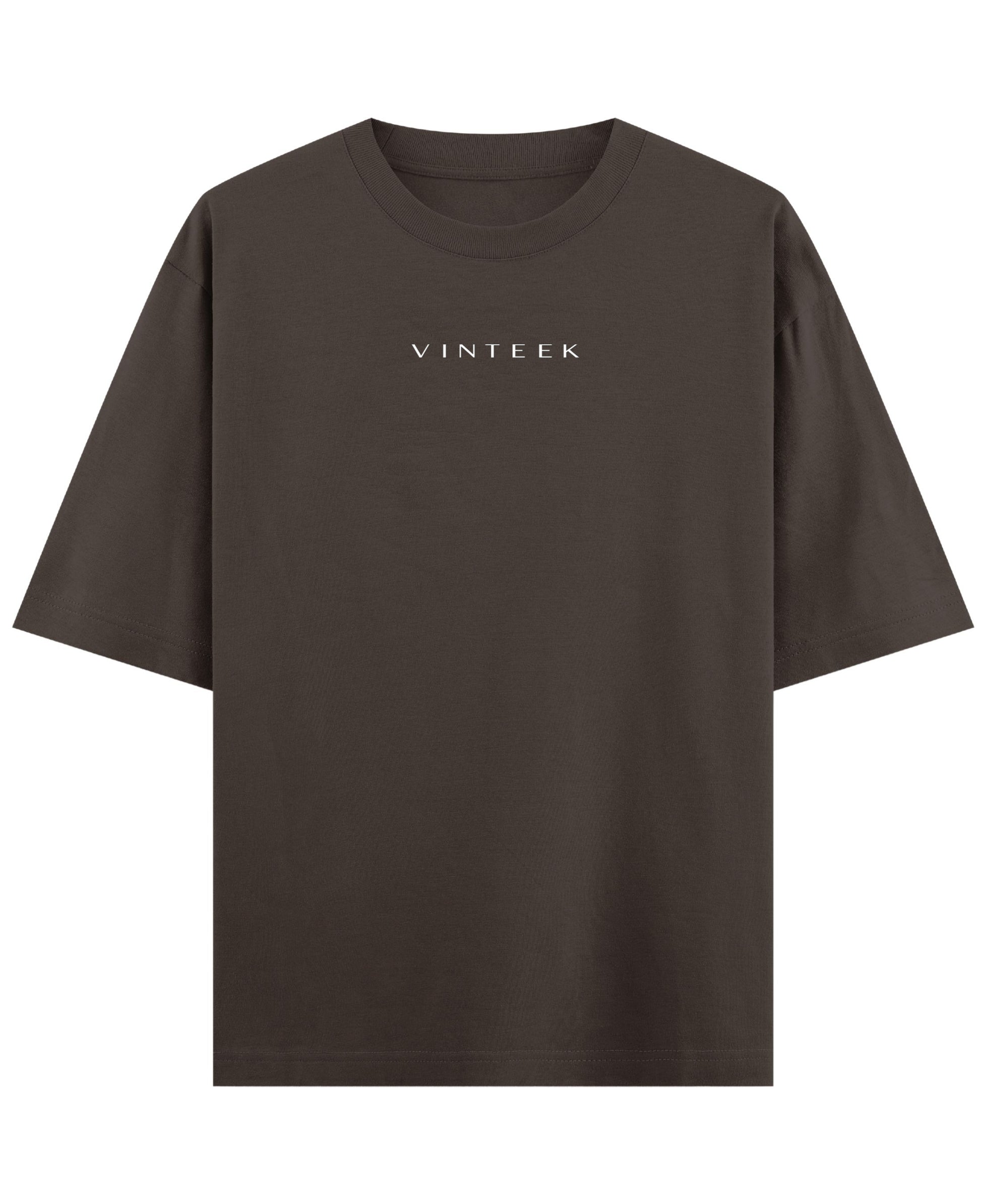 Coffee Oversized T-Shirt Front Design