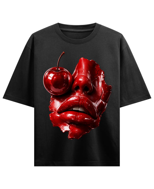 Black Oversized T-shirt Front Design
