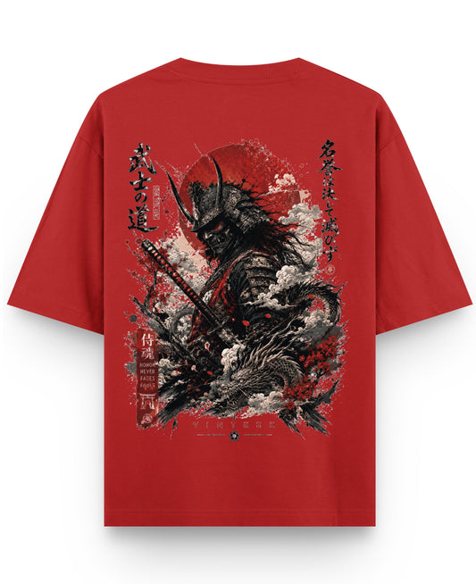 Red Oversized T-shirt Back Design