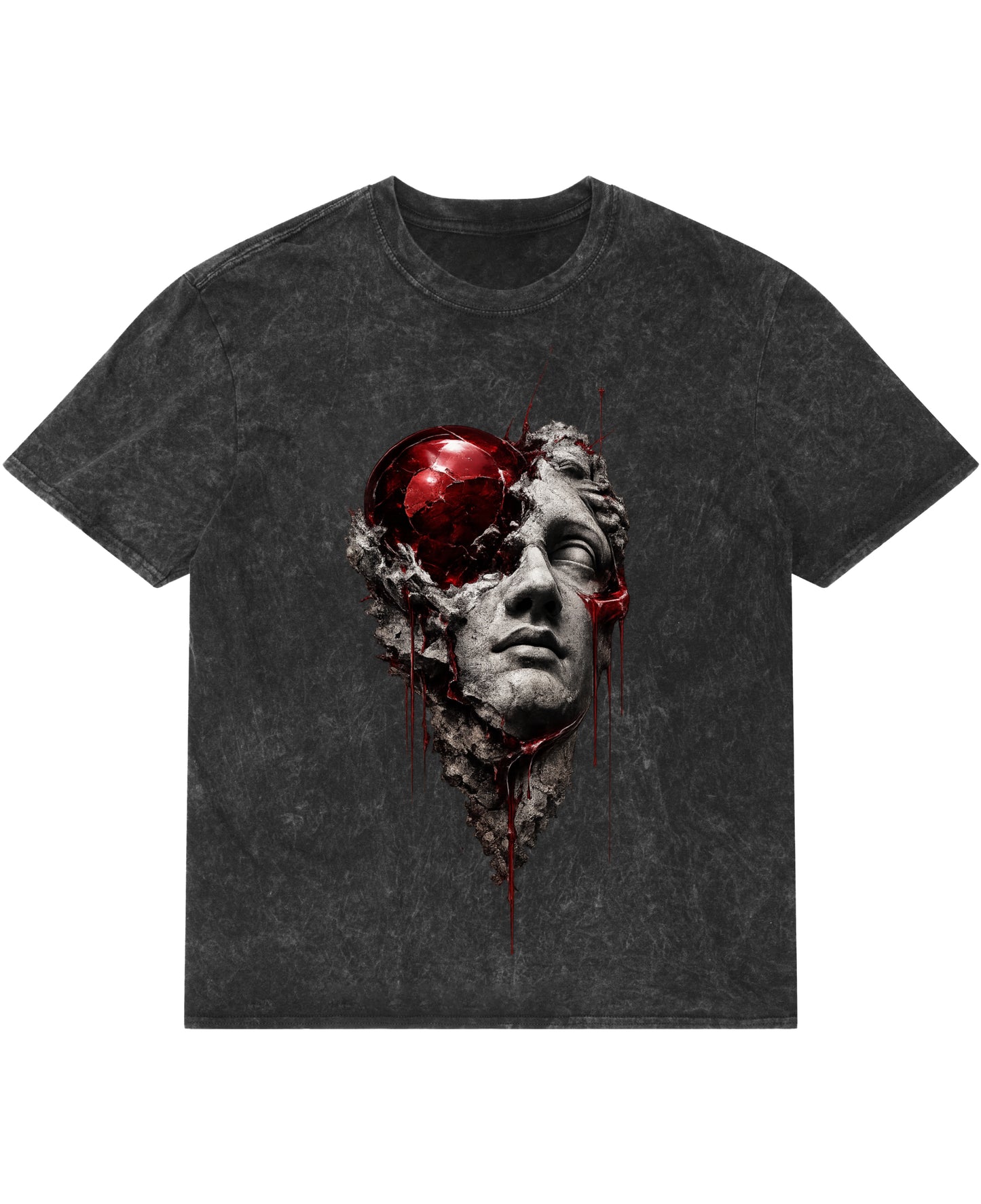 Acidwash Oversized T-shirt Front Design
